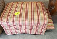 PLAID OTTOMAN