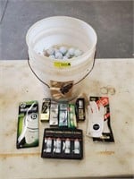 LARGE COLLECTION OF NEW AND USED GOLF BALLS
