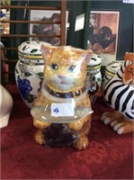 Cat cookie jar