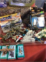 Large lot of military airplane models