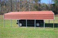 Covered Carport - Measures 24ft. L x Approx.
