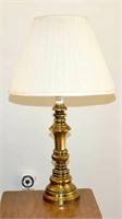 Pair of Vintage Brass Lamp with Shade