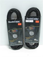 2- ROCK CABLE PRO. MICROPHONE CABLE