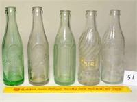 Group Lot of Vintage Soda Bottles - (2) Dr.