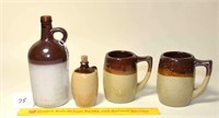 Miniature Stoneware Jug (does have a chip on the