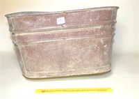 Square Washtub -does have holes at the bottom