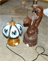 Touch Lamp and a Ceramic Well Pump Lamp - does