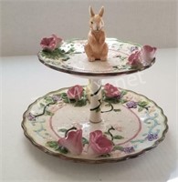 Two Tier Easter Plate