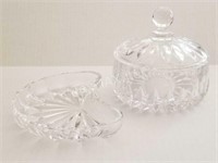 Candy Dish with Lid and Side Plate