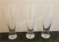 (3) Water Goblets