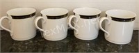 (4) Wedgwood Embassy Collection Coffee Cups