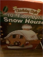 SNOW HOUSE 10" FIBER OPTIC
