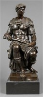 Sauvage "Giuliano de Medici" Bronze Sculpture
