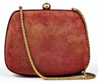Chanel Iridescent Red Minaudière Handbag