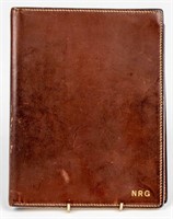 Hermes Brown Leather GM Simple Agenda Cover