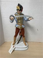 Herend Hodik Hussar Soldier With Sword Figurine