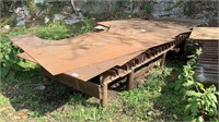 Burn Table With Cut Metal