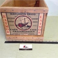 Wooden Cranberries Box