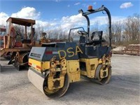 1997 Bomag BW120AD-3 Double Smooth Drum Roller,