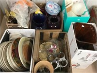 Dishes, Vases, Assorted Houseware 6boxes