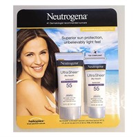 New Neutrogena Ultra Sheer Spf 55 Sunscreen Light