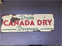 Canada Dry Metal Sign 36x12