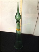 MCM green bottle with broken point