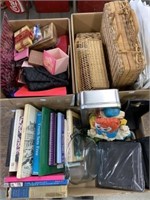 Books, Trinket Boxes, Sweater Caddy, Baskets,