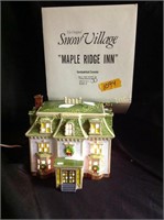 The original snow village "maple ridge inn"