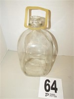 Squared Gallon Glass Jar with Plastic Bail