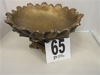 Artichoke Style Pedestal Dish 11x7"