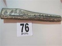 3.5"x16" Whaler Topaz Off Marquesas Is, Jan 1840