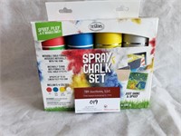 Testors 306006 spray chalk, 4 color kit