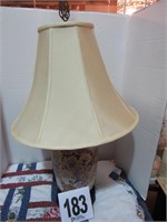26" Tall Oriental Style Lamp with Shade