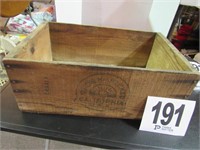 Wood Santa Clara Prunes Box