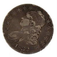 1832 Capped Bust Silver Half Dollar