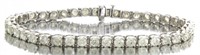 10kt White Gold 8.00 ct Diamond Bracelet