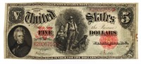 Series 1907 Red Seal $5 United States Large Note