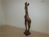 Wooden Giraffe 30" T