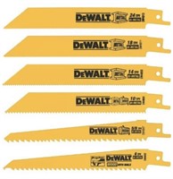 New Dewalt DW4856 6 Piece 6" Metal & Wood