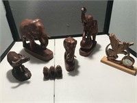 Wooden Carved Animals