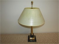 Metal & Marble Lamp 27" Shade Needs Replaced