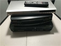 Toshiba DVD Player, Panasonic VHS & Magvox VHS/ DV