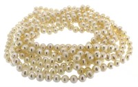 Genuine 7 mm 98" Freshwater Pearl Necklace