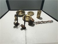 Wooden Pipes & Brass Smoking Accessories