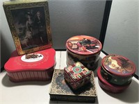 Collection of Various Tins