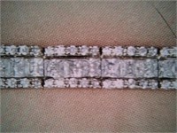 Rhinestone Bracelet 7"