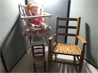 Baby Doll High Chair, Toddler Rocker & More