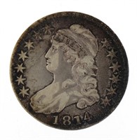 1814 Capped Bust Silver Half Dollar *Nice