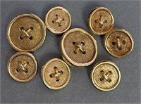 14kt Gold Lindsay & Co. Button Collection *Rare